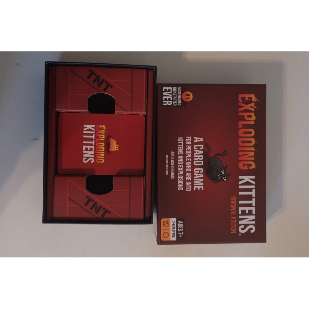 Exploding Kittens Exploding Kittens Original Edition Card Game COMPLETE - Picture 2 of 4